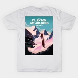 St. Anton am Arlberg Austrian ski T-Shirt